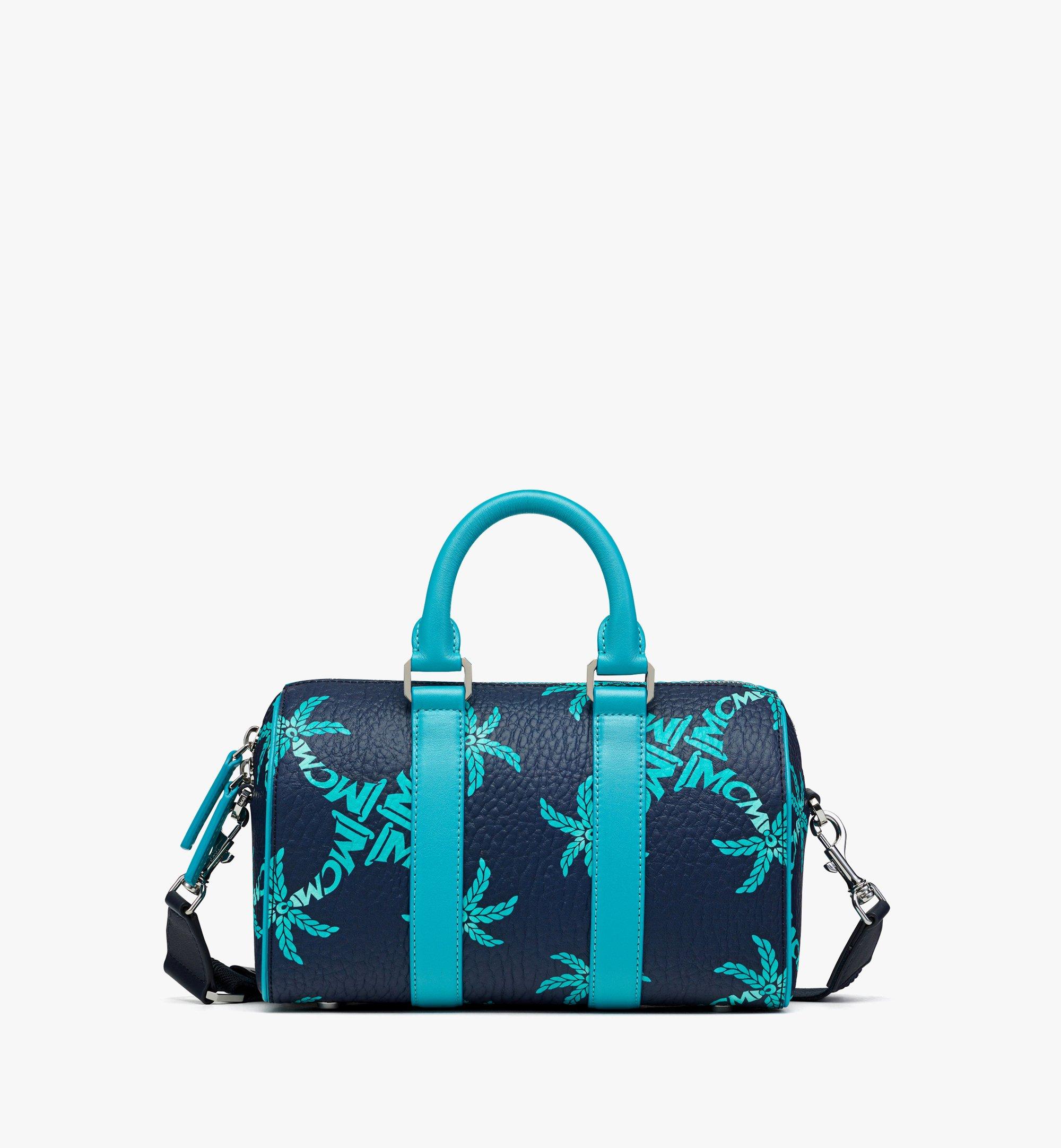 Ella Boston Bag in Palm Canvas 1